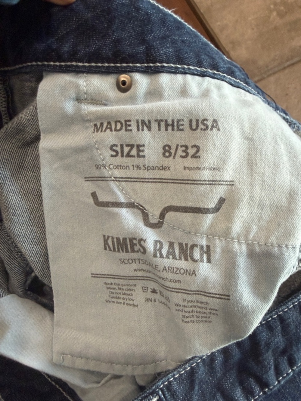 Kimes Ranch Jolene Low Rise Dark Indigo Bootcut Flare Jeans size 8/32 Western - Picture 3 of 7